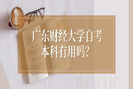 广东财经大学自考本科有用吗?