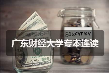 广东财经大学专本连读有啥专业